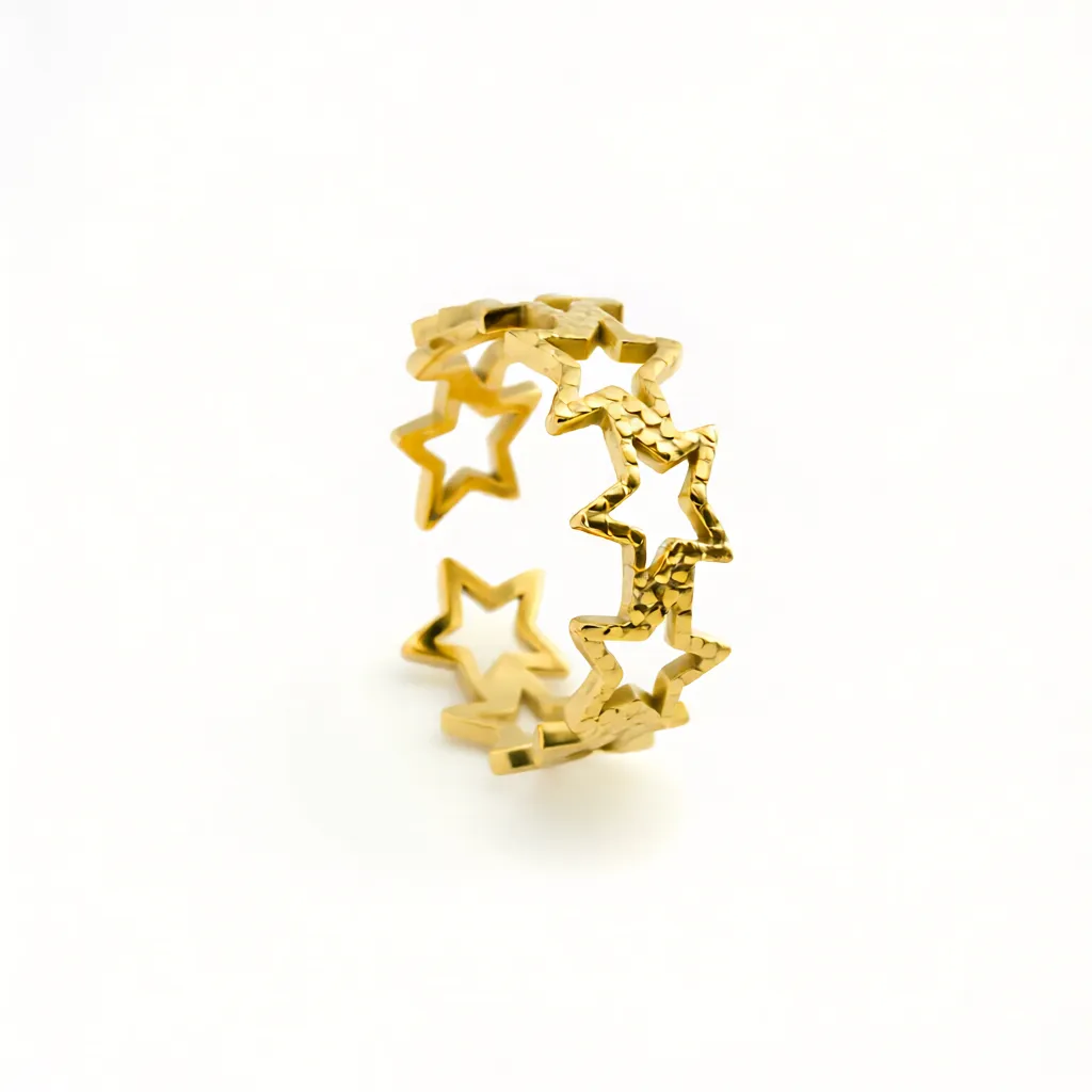 Celestial Star Gold Statement Ring - Image 4