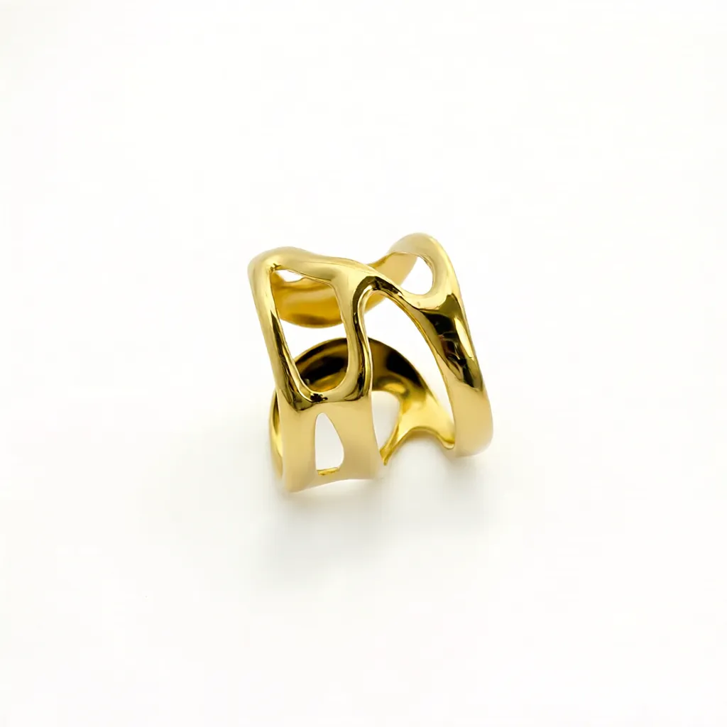 Golden Mirage Adjustable Ring - Image 4