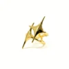 Avant-Garde Double Star Gold Ring