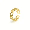 Celestial Star Gold Statement Ring