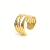 Intertwined Gold Adjustable Ring