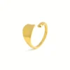 Elegant Contour Gold Plated Ring