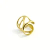 Golden Mirage Adjustable Ring