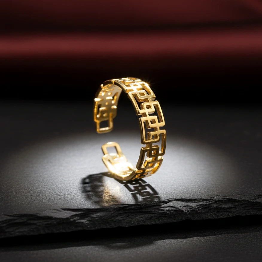 nfinity Link Adjustable Statement Ring - Image 3