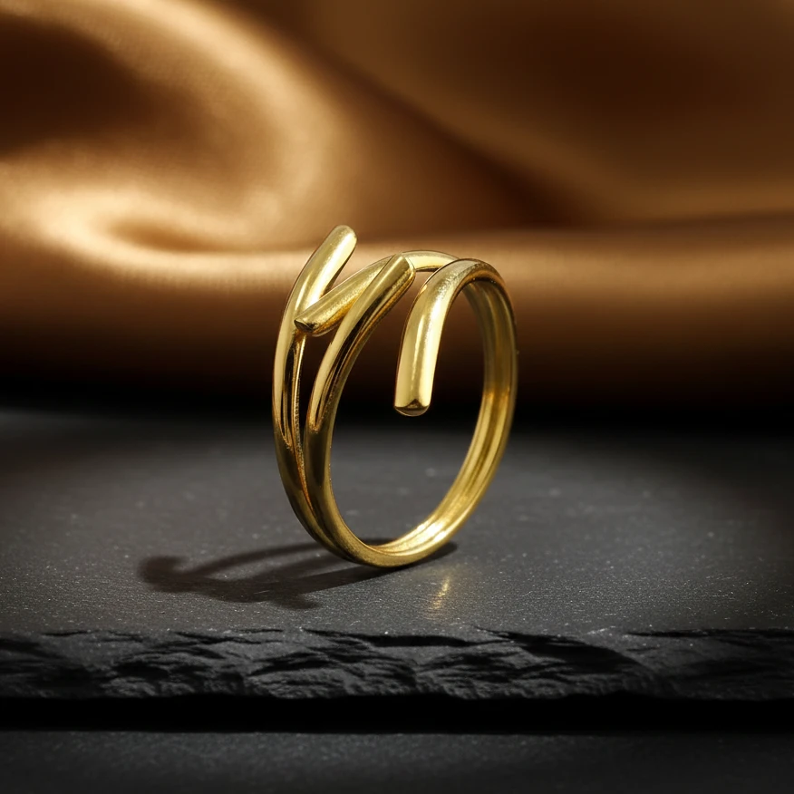 Elysian Wrap Gold Plating Ring - Image 4