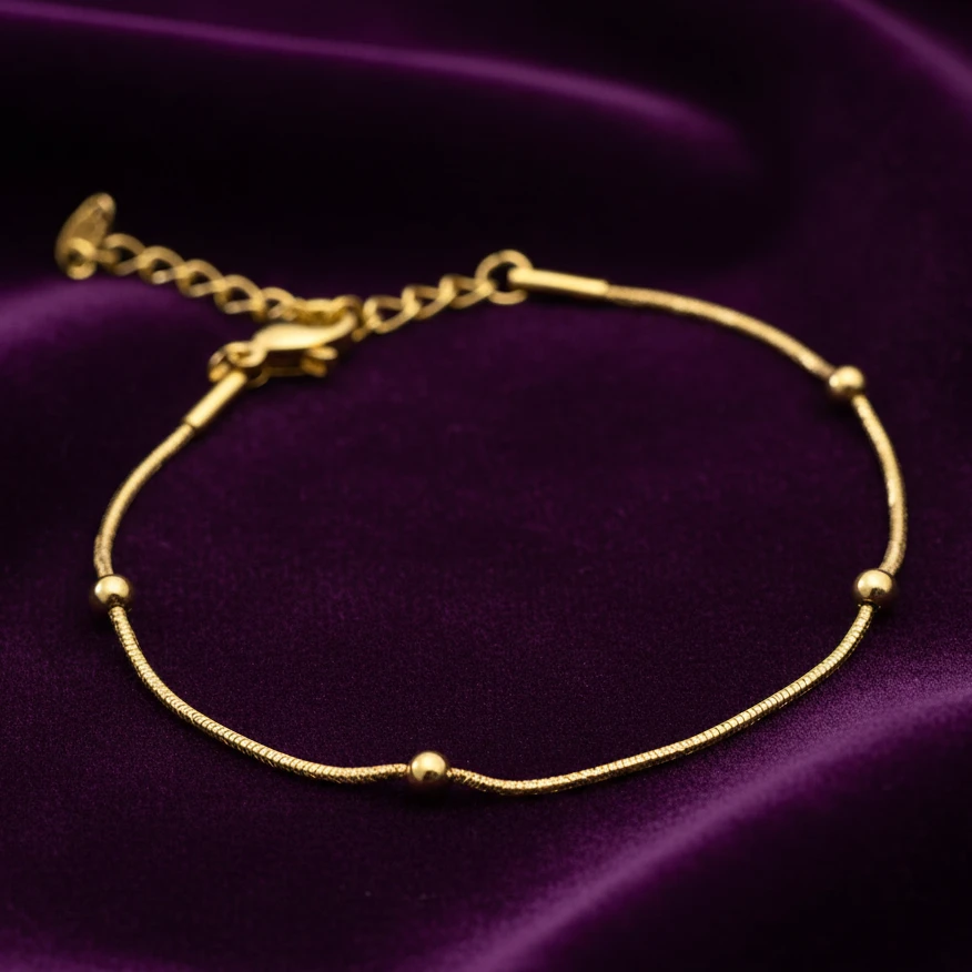 Bead Station Bracelet with Adjustable Extender - Image 4