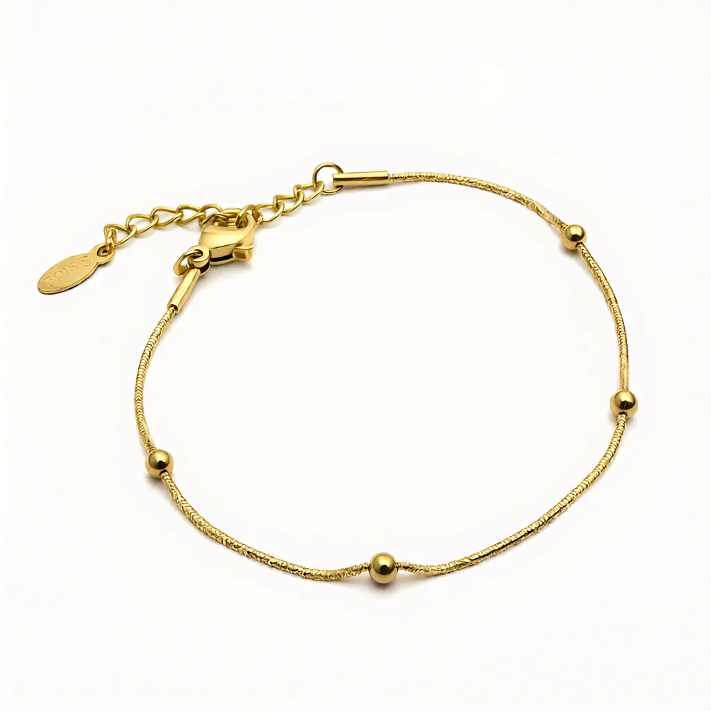 Bead Station Bracelet with Adjustable Extender - Image 5