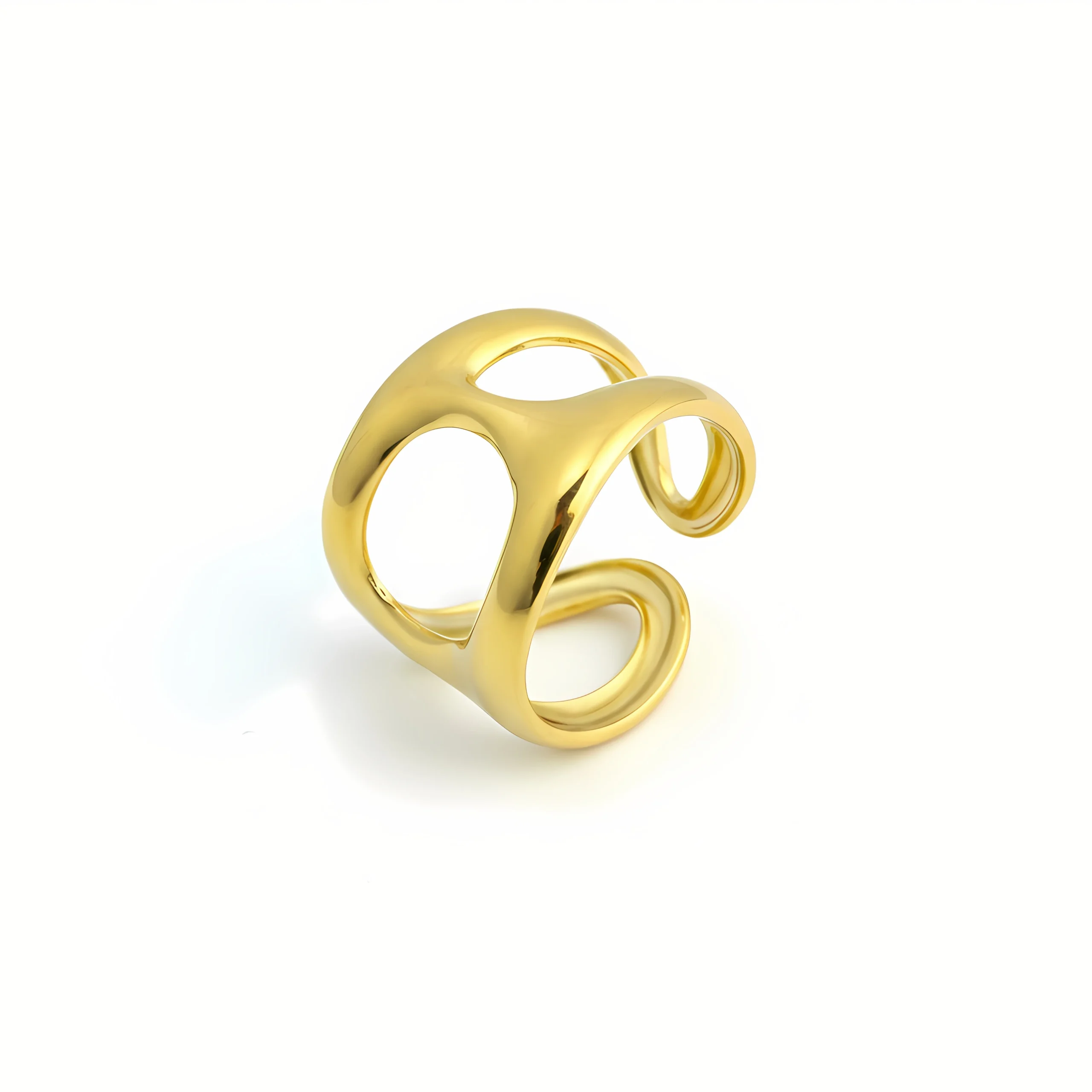 Celestial Loop Gold Plated Ring