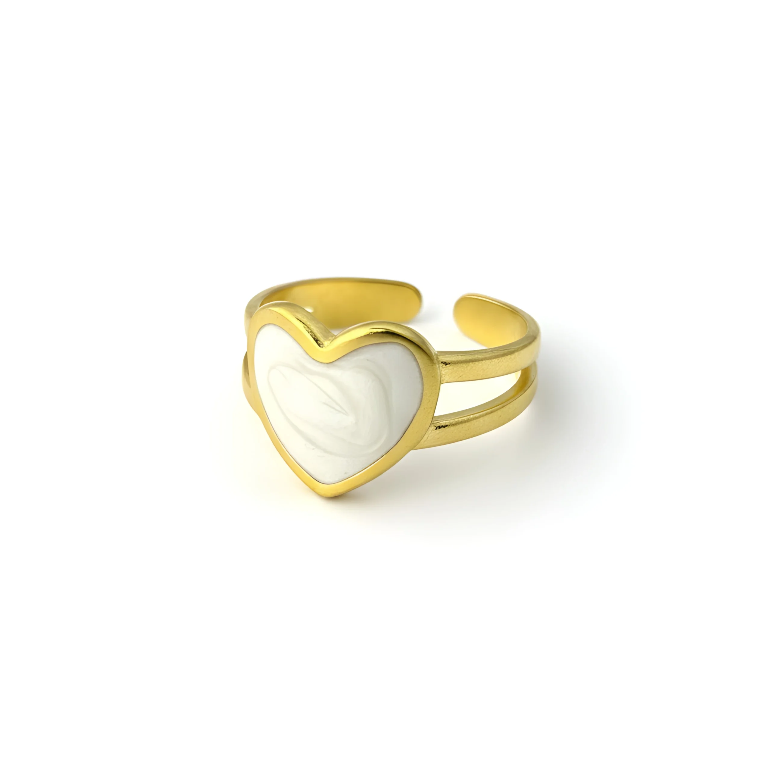Heartframe Designer Gold Plate Ring